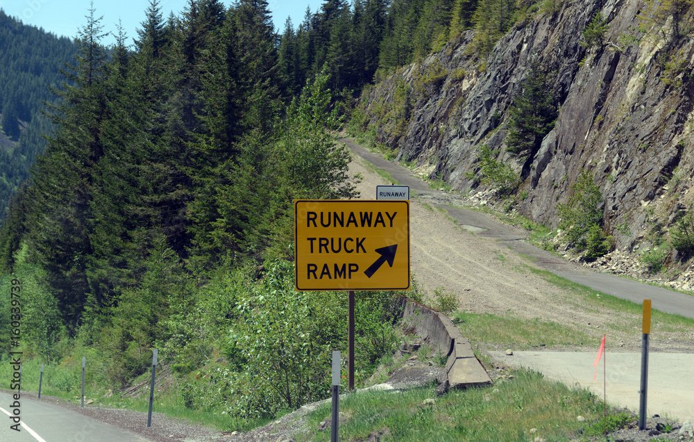 Commercial truck operating on a West Virginia mountain highway